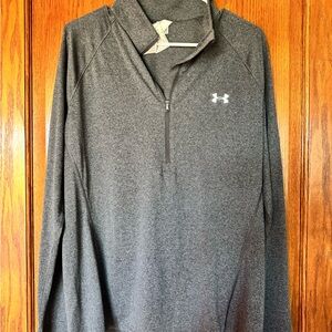 Women’s Under Armour Gray Quarter-Zip Pullover Size XL EUC